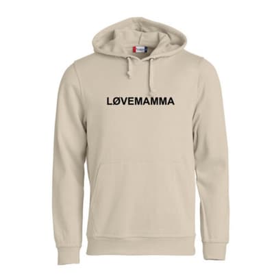 Løvemamma beige hoodie