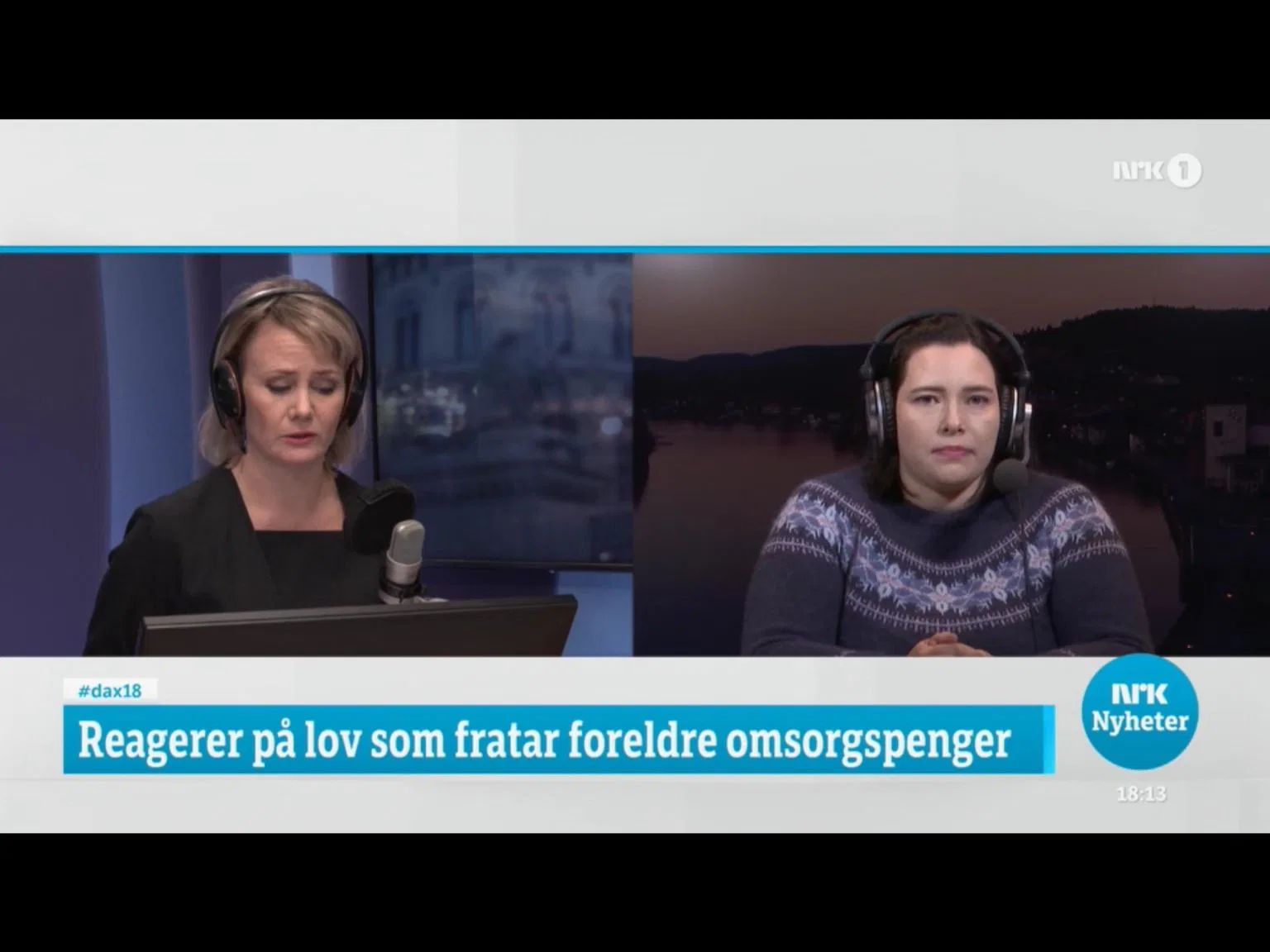 dagsnytt 18, nrk, hjelpestønad, løvemammaene