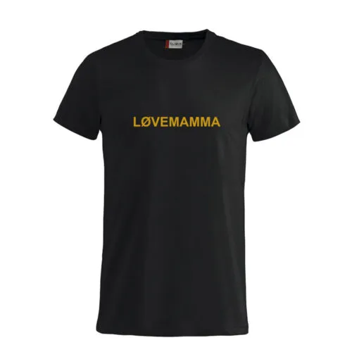 T-skjorte «løvemamma» svart