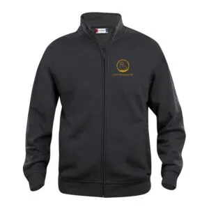 Cardigan med logo svart