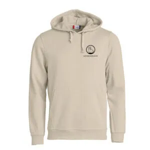 Hettegenser med logo beige