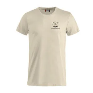 T-skjorte med logo beige