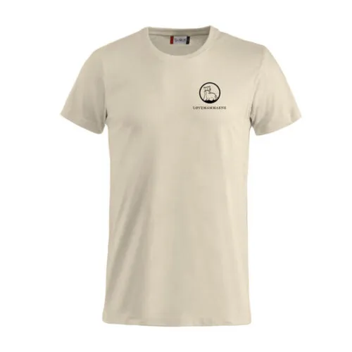 T-skjorte med logo beige