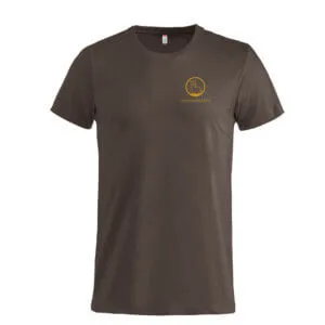 T-skjorte med logo brun