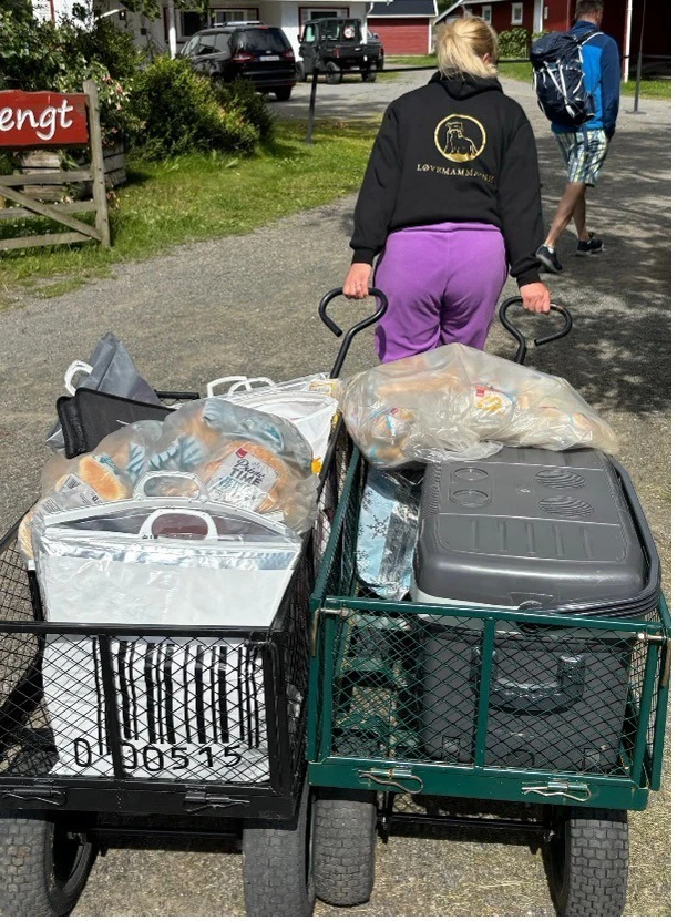 Familiedag i Foldvik Familiepark Løvemammaene Øst