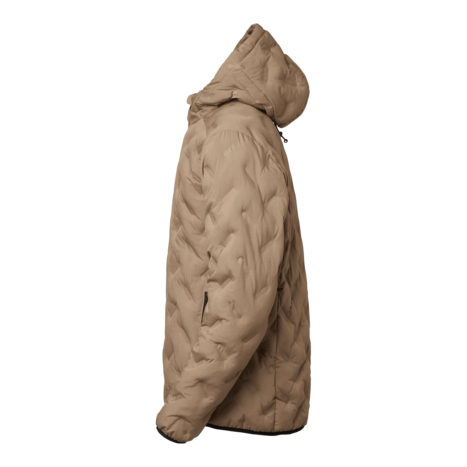 Vattert jakke med hette - Bilde 3