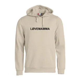 Løvemamma beige hoodie