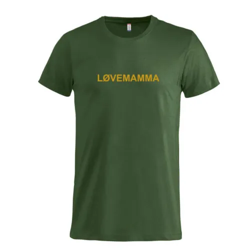 T-skjorte «løvemamma» grønn